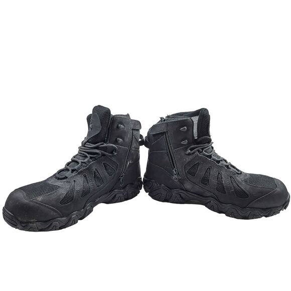 Thorogood Men\'s Crosstrex Series Hiker Boots Black 6 Inch  Side Zip US Size 11.5 main image 4